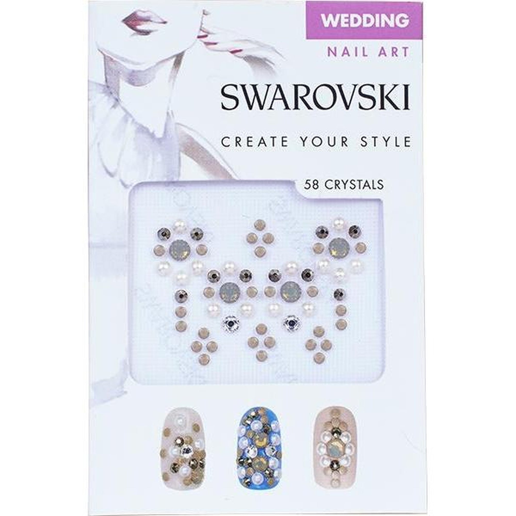 Create Your Style With Swarovski Crystals Nail Art