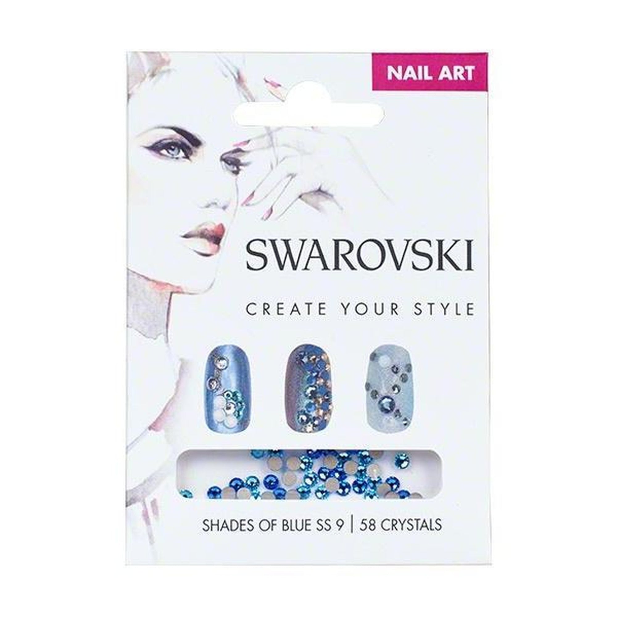 SWAROVSKI NAIL ART LOOSE CRYSTALS - BLUE SS9-Gel Essentialz