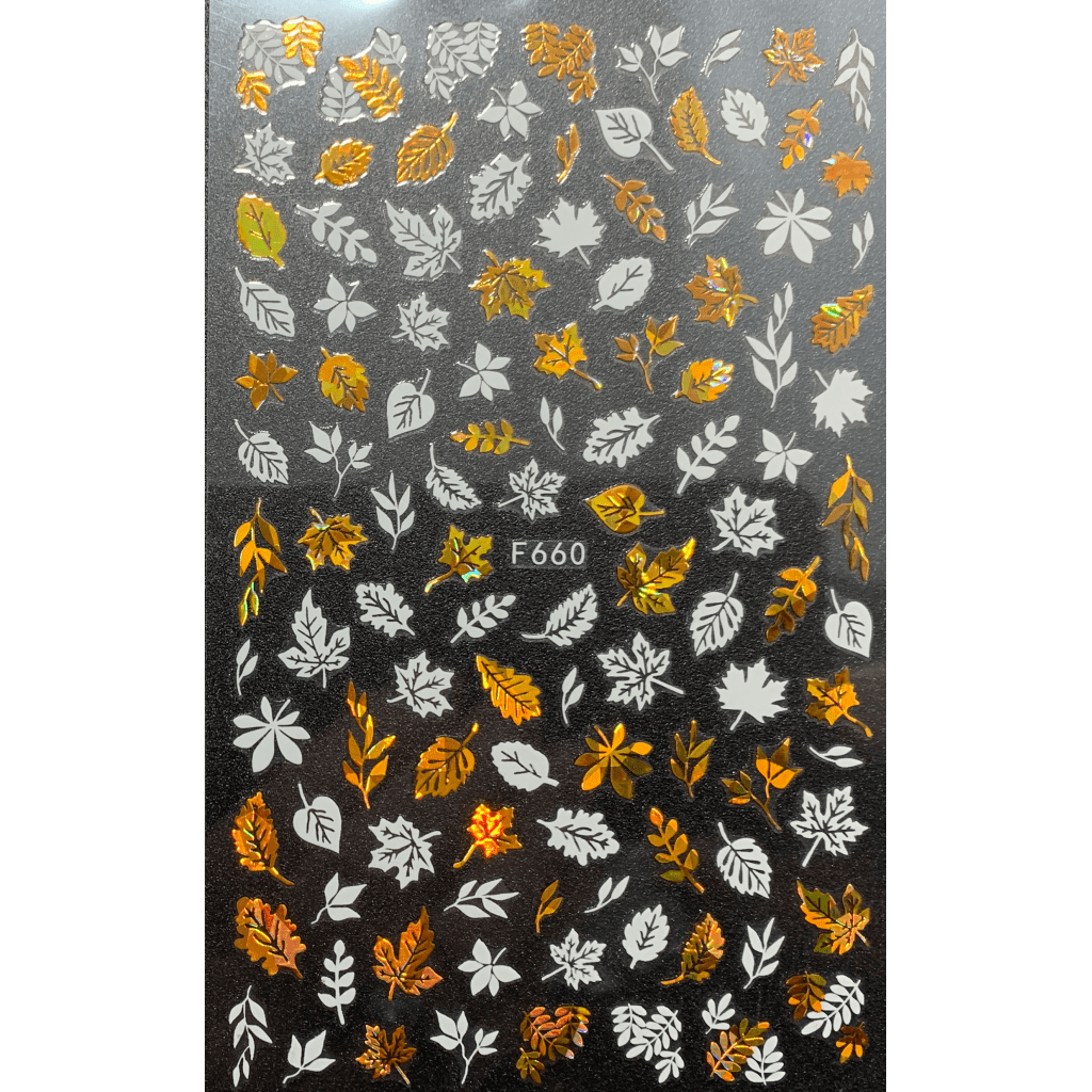 Pasties Decals - Holo Leaves (Gold)